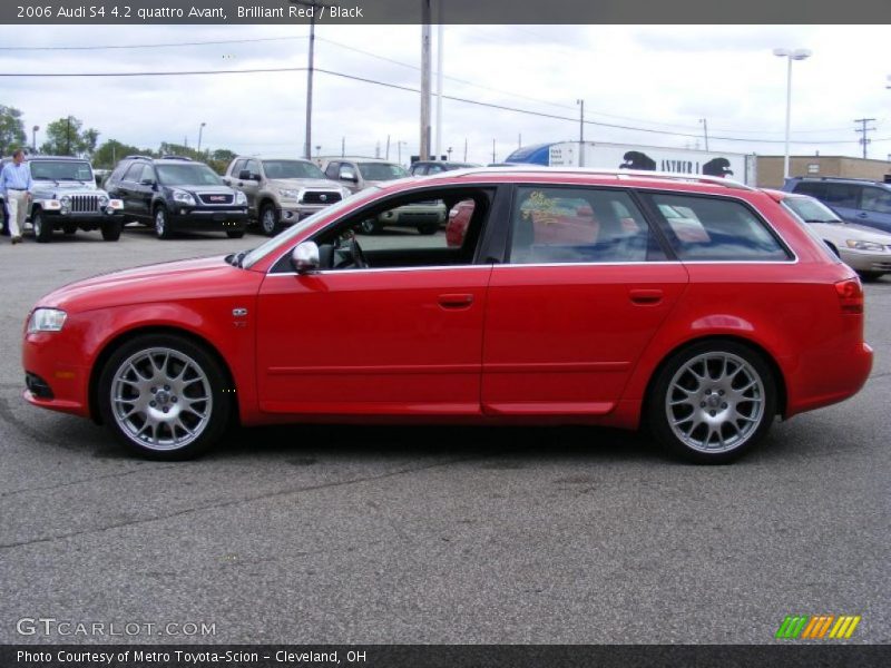Brilliant Red / Black 2006 Audi S4 4.2 quattro Avant