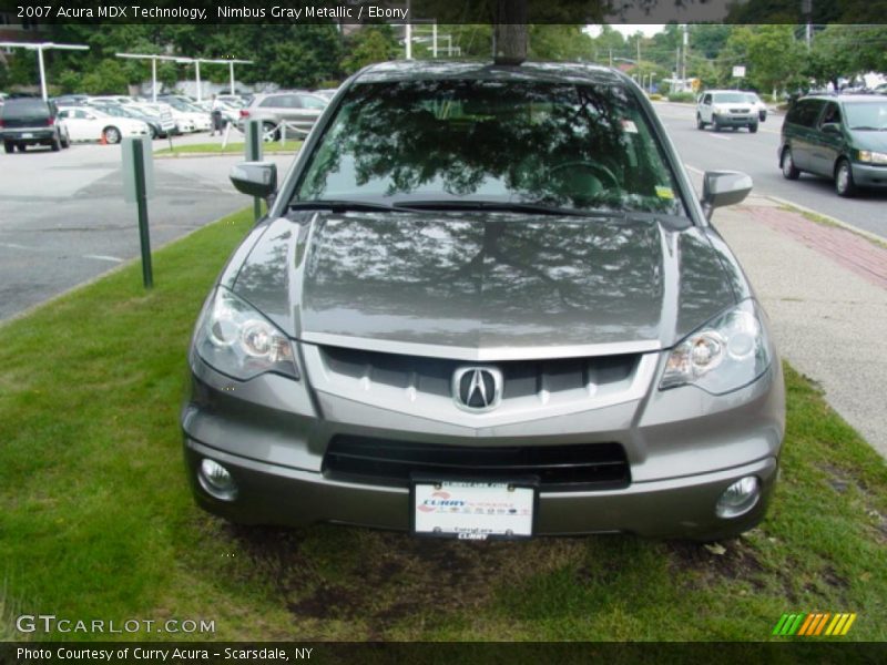 Nimbus Gray Metallic / Ebony 2007 Acura MDX Technology