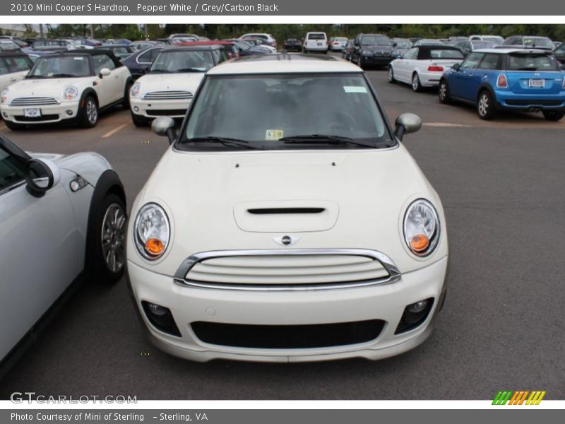 Pepper White / Grey/Carbon Black 2010 Mini Cooper S Hardtop