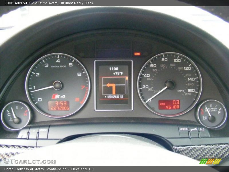 Brilliant Red / Black 2006 Audi S4 4.2 quattro Avant