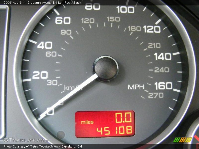 Brilliant Red / Black 2006 Audi S4 4.2 quattro Avant