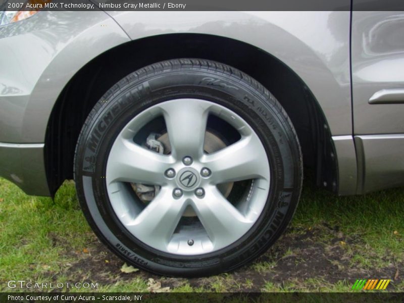 Nimbus Gray Metallic / Ebony 2007 Acura MDX Technology