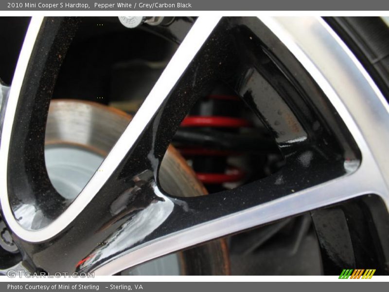 Pepper White / Grey/Carbon Black 2010 Mini Cooper S Hardtop