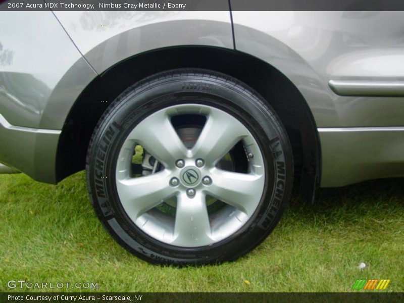 Nimbus Gray Metallic / Ebony 2007 Acura MDX Technology