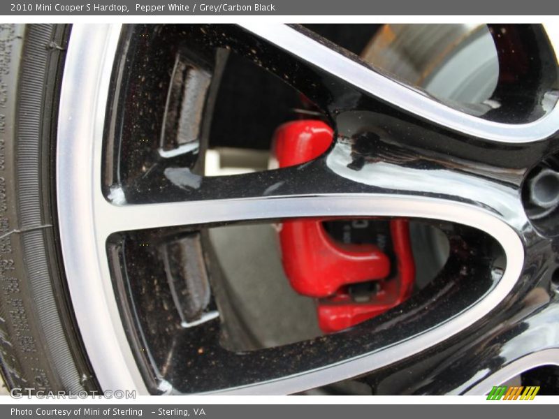 Pepper White / Grey/Carbon Black 2010 Mini Cooper S Hardtop