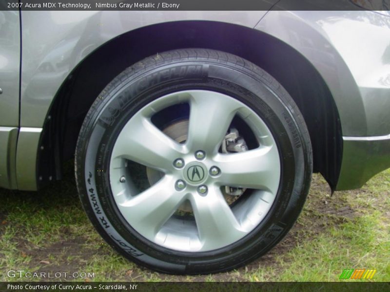 Nimbus Gray Metallic / Ebony 2007 Acura MDX Technology