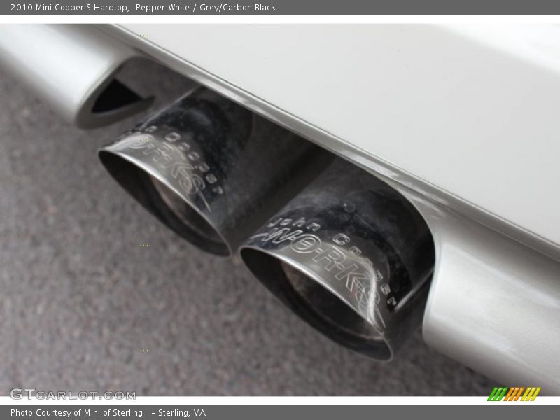 Pepper White / Grey/Carbon Black 2010 Mini Cooper S Hardtop