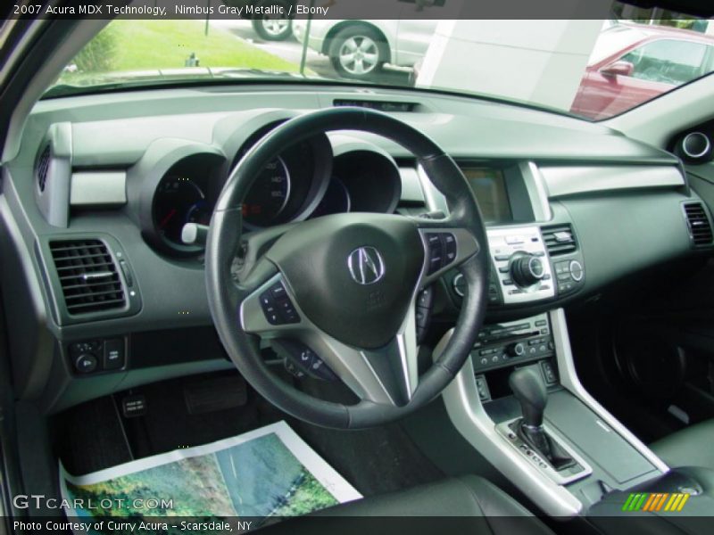 Nimbus Gray Metallic / Ebony 2007 Acura MDX Technology