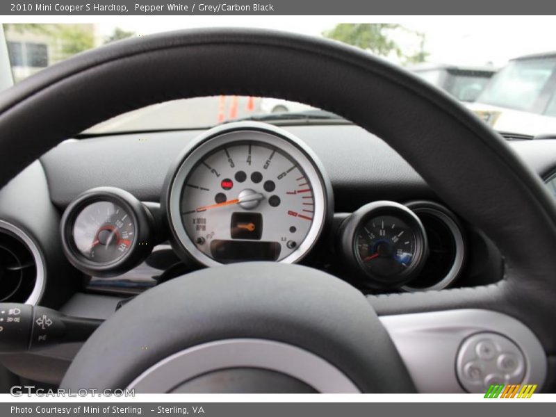 Pepper White / Grey/Carbon Black 2010 Mini Cooper S Hardtop