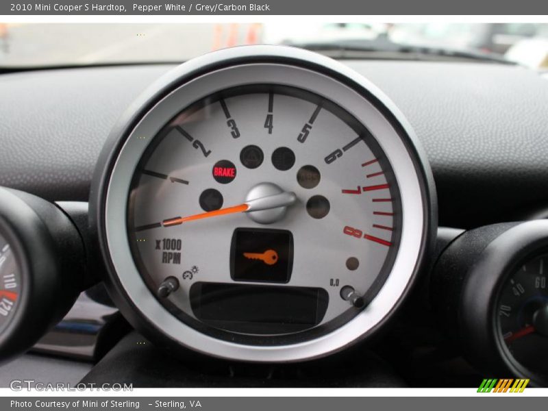 Pepper White / Grey/Carbon Black 2010 Mini Cooper S Hardtop
