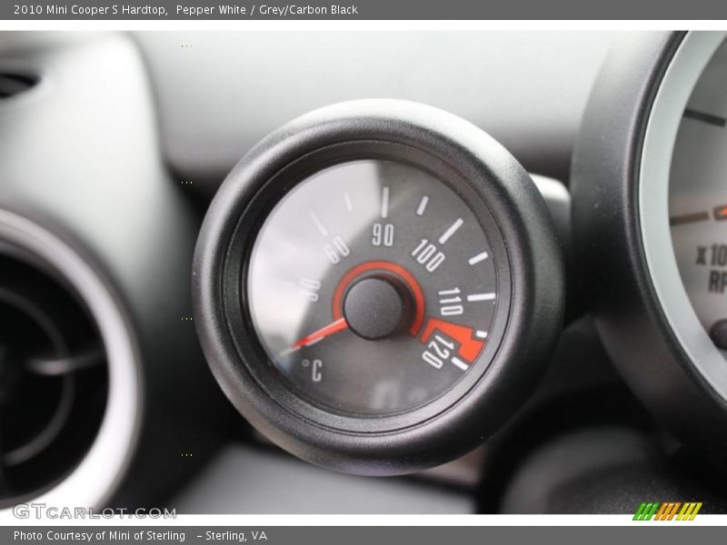 Pepper White / Grey/Carbon Black 2010 Mini Cooper S Hardtop