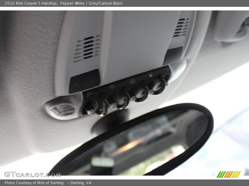 Pepper White / Grey/Carbon Black 2010 Mini Cooper S Hardtop