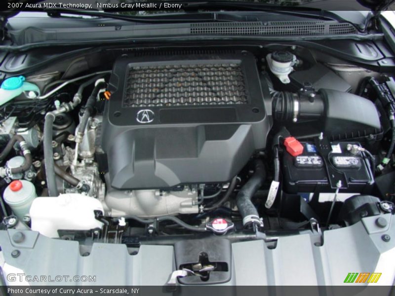 Nimbus Gray Metallic / Ebony 2007 Acura MDX Technology