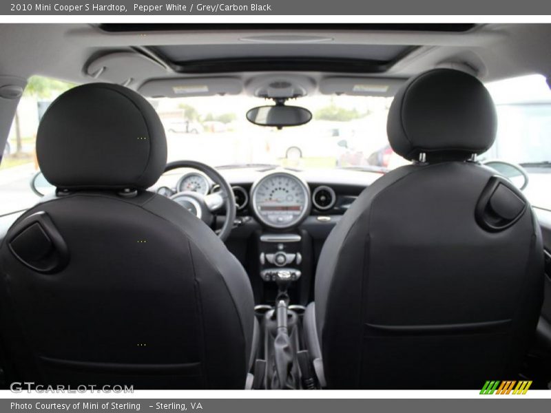 Pepper White / Grey/Carbon Black 2010 Mini Cooper S Hardtop