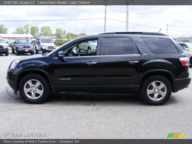 Carbon Black Metallic / Light Titanium 2008 GMC Acadia SLT