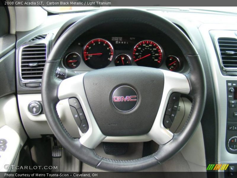 Carbon Black Metallic / Light Titanium 2008 GMC Acadia SLT