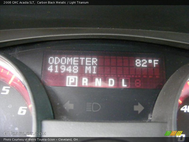 Carbon Black Metallic / Light Titanium 2008 GMC Acadia SLT