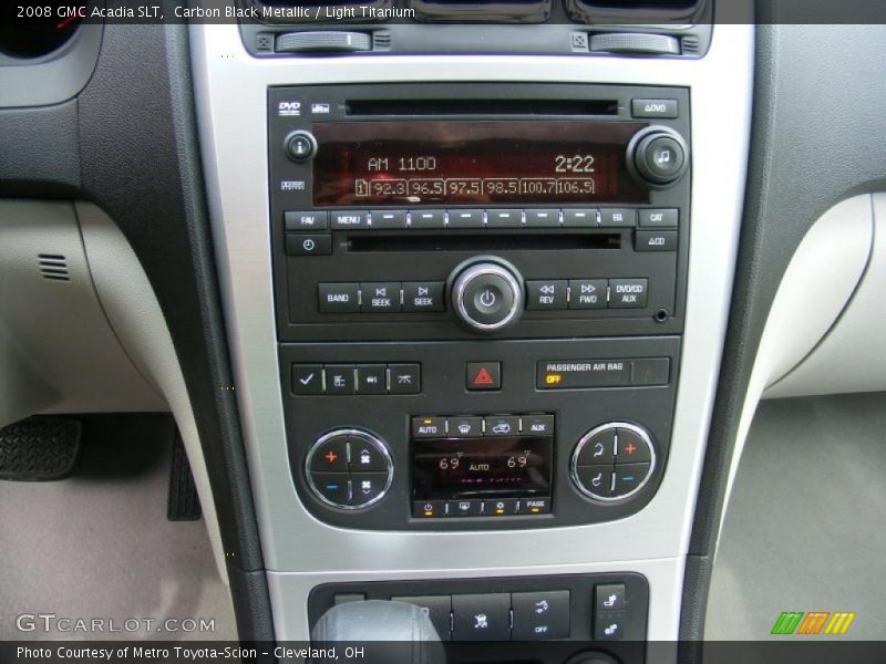 Carbon Black Metallic / Light Titanium 2008 GMC Acadia SLT
