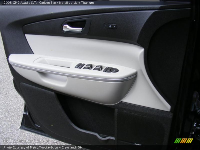 Carbon Black Metallic / Light Titanium 2008 GMC Acadia SLT
