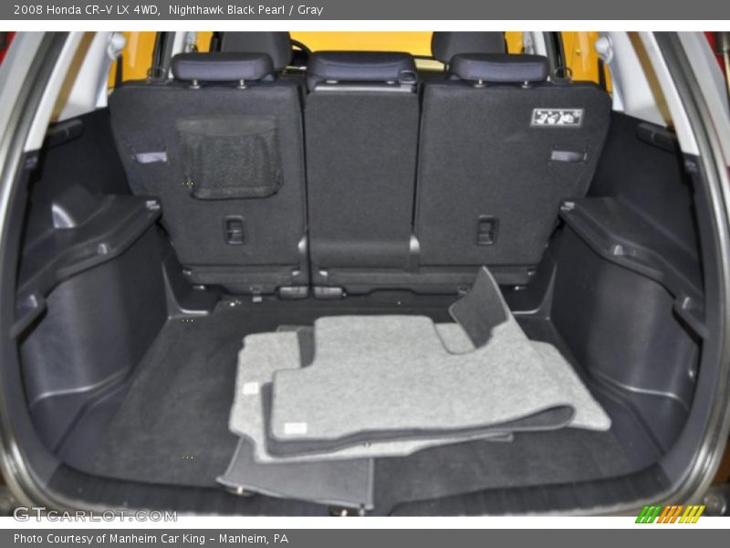 Nighthawk Black Pearl / Gray 2008 Honda CR-V LX 4WD