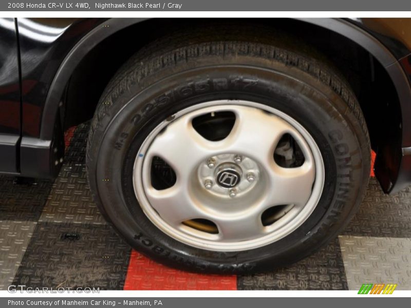 Nighthawk Black Pearl / Gray 2008 Honda CR-V LX 4WD