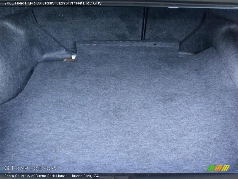 Satin Silver Metallic / Gray 2001 Honda Civic DX Sedan