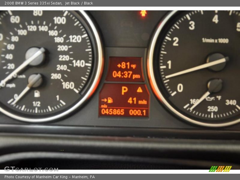 Jet Black / Black 2008 BMW 3 Series 335xi Sedan