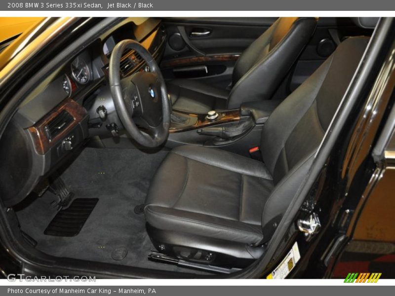 Jet Black / Black 2008 BMW 3 Series 335xi Sedan