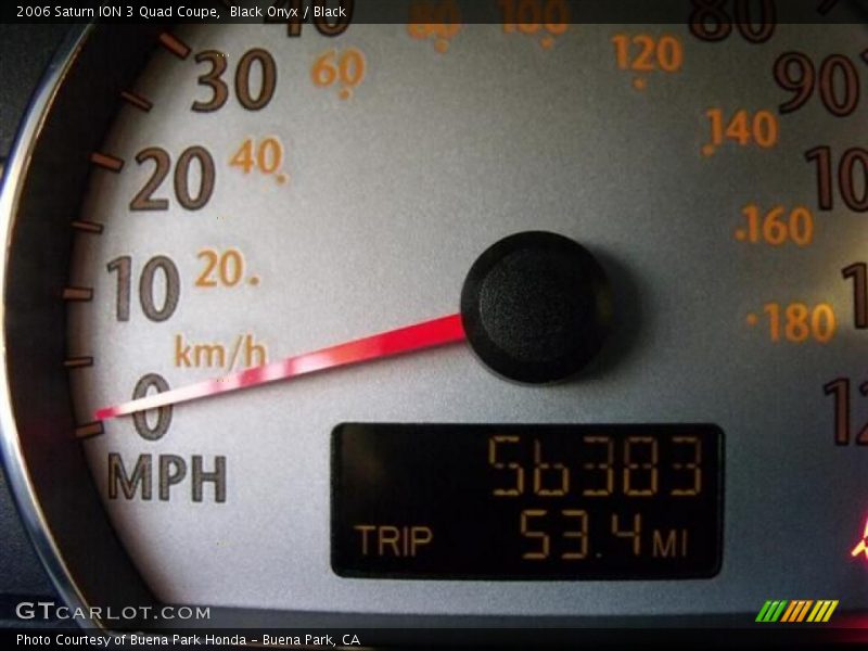 Black Onyx / Black 2006 Saturn ION 3 Quad Coupe