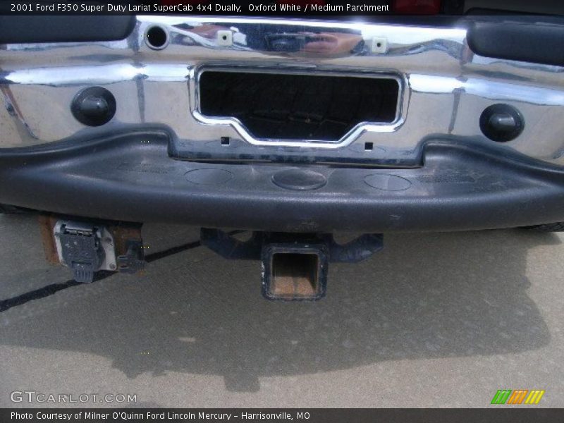 Oxford White / Medium Parchment 2001 Ford F350 Super Duty Lariat SuperCab 4x4 Dually
