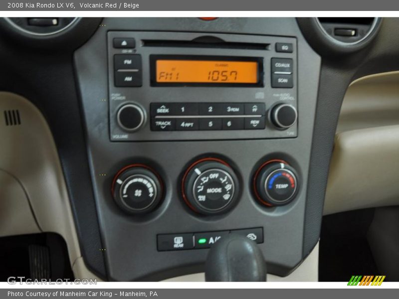 Volcanic Red / Beige 2008 Kia Rondo LX V6