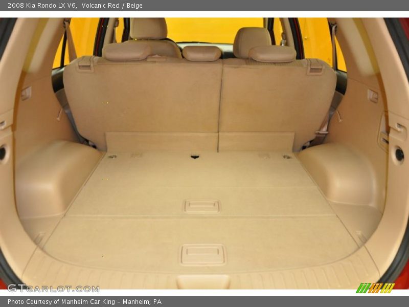 Volcanic Red / Beige 2008 Kia Rondo LX V6