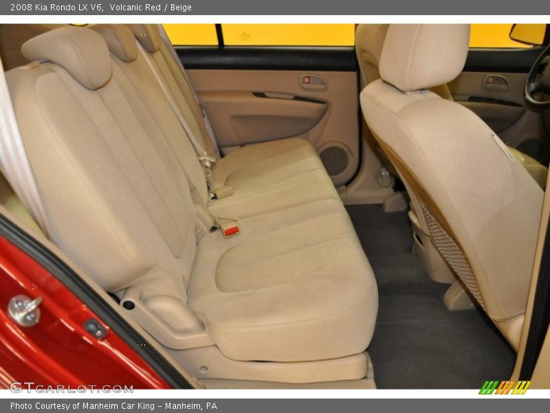 Volcanic Red / Beige 2008 Kia Rondo LX V6