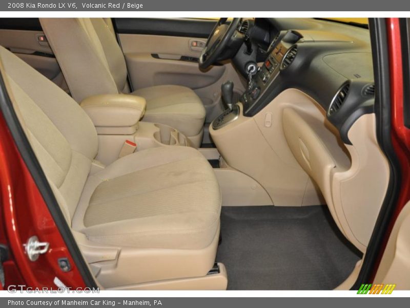 Volcanic Red / Beige 2008 Kia Rondo LX V6