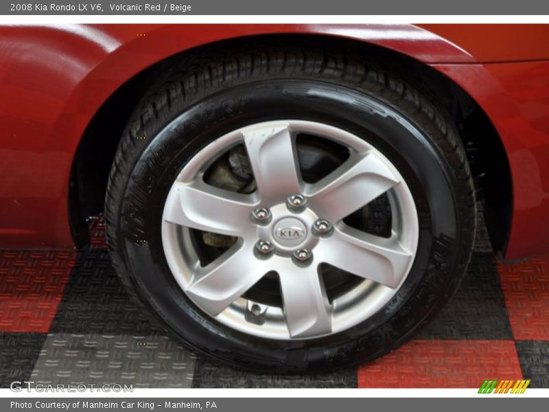 Volcanic Red / Beige 2008 Kia Rondo LX V6