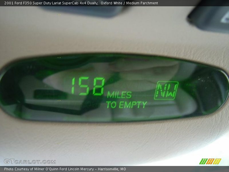 Oxford White / Medium Parchment 2001 Ford F350 Super Duty Lariat SuperCab 4x4 Dually