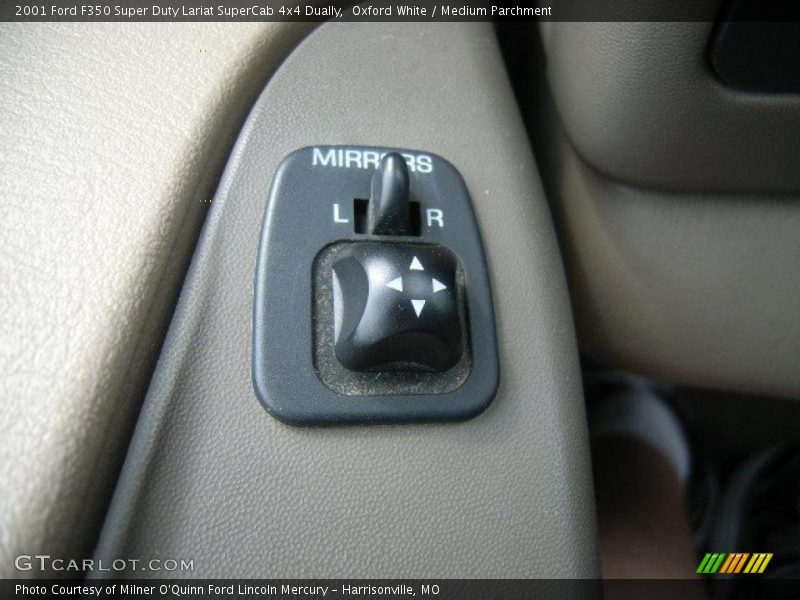 Oxford White / Medium Parchment 2001 Ford F350 Super Duty Lariat SuperCab 4x4 Dually