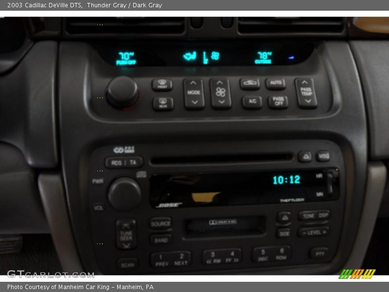 Thunder Gray / Dark Gray 2003 Cadillac DeVille DTS