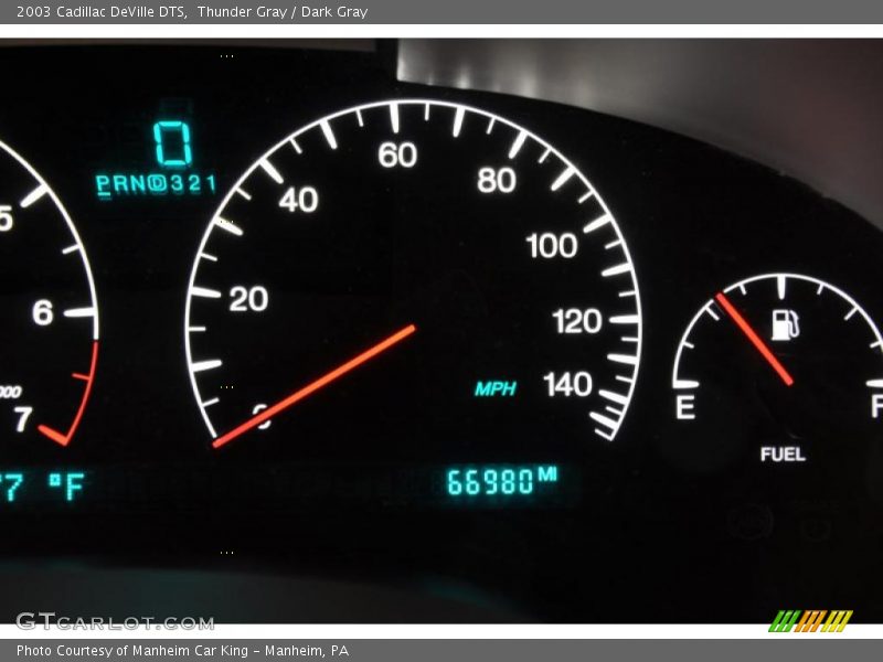 Thunder Gray / Dark Gray 2003 Cadillac DeVille DTS