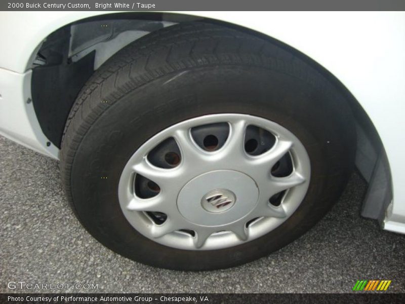 Bright White / Taupe 2000 Buick Century Custom