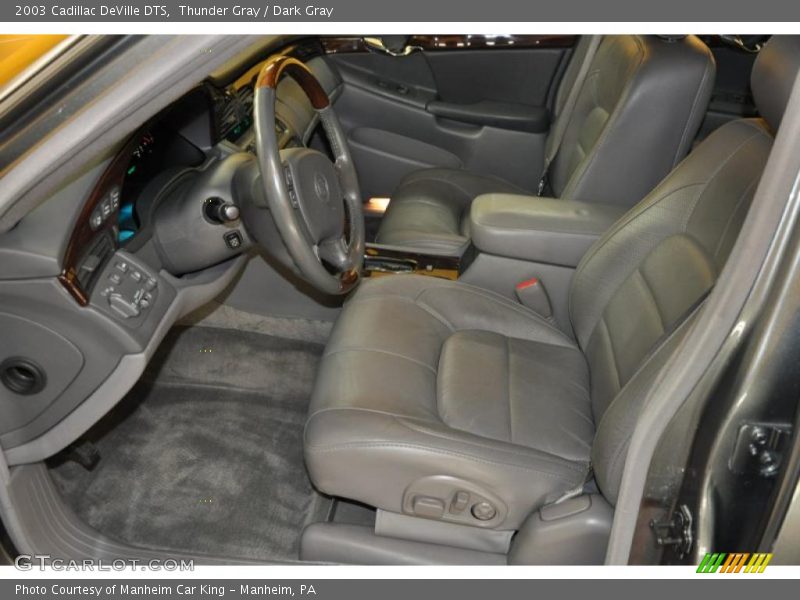 Thunder Gray / Dark Gray 2003 Cadillac DeVille DTS