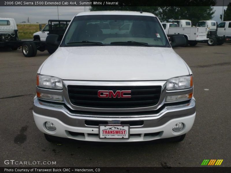 Summit White / Neutral 2006 GMC Sierra 1500 Extended Cab 4x4