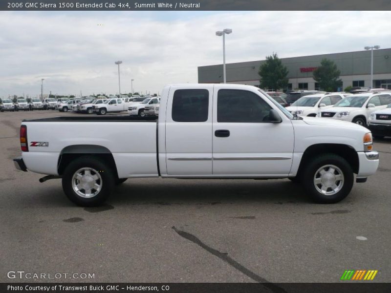 Summit White / Neutral 2006 GMC Sierra 1500 Extended Cab 4x4
