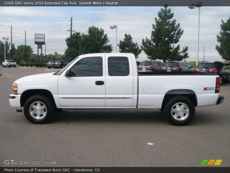 Summit White / Neutral 2006 GMC Sierra 1500 Extended Cab 4x4