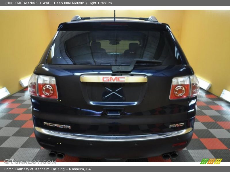 Deep Blue Metallic / Light Titanium 2008 GMC Acadia SLT AWD