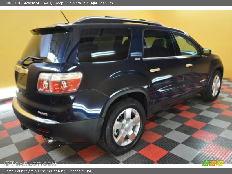 Deep Blue Metallic / Light Titanium 2008 GMC Acadia SLT AWD