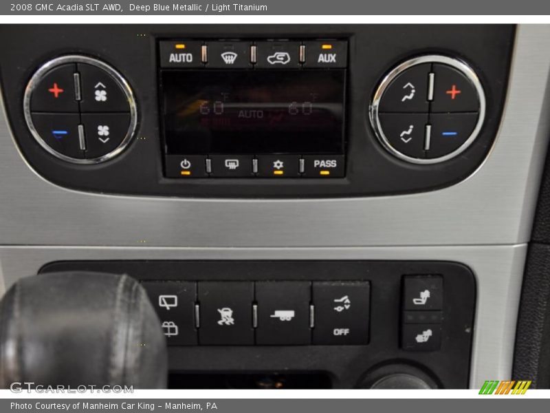 Deep Blue Metallic / Light Titanium 2008 GMC Acadia SLT AWD
