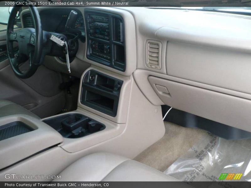 Summit White / Neutral 2006 GMC Sierra 1500 Extended Cab 4x4
