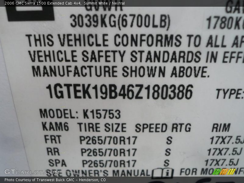 Summit White / Neutral 2006 GMC Sierra 1500 Extended Cab 4x4