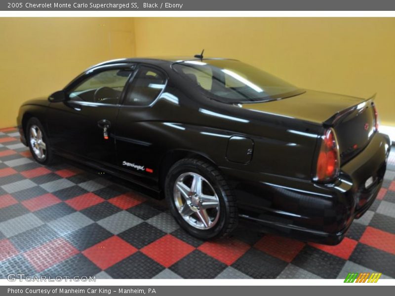 Black / Ebony 2005 Chevrolet Monte Carlo Supercharged SS